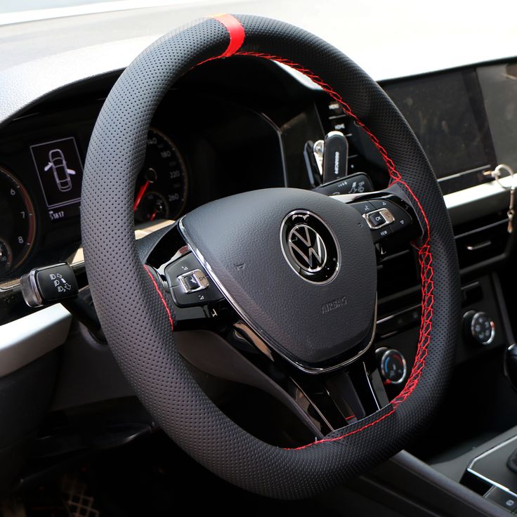 leather steering wheel cover
