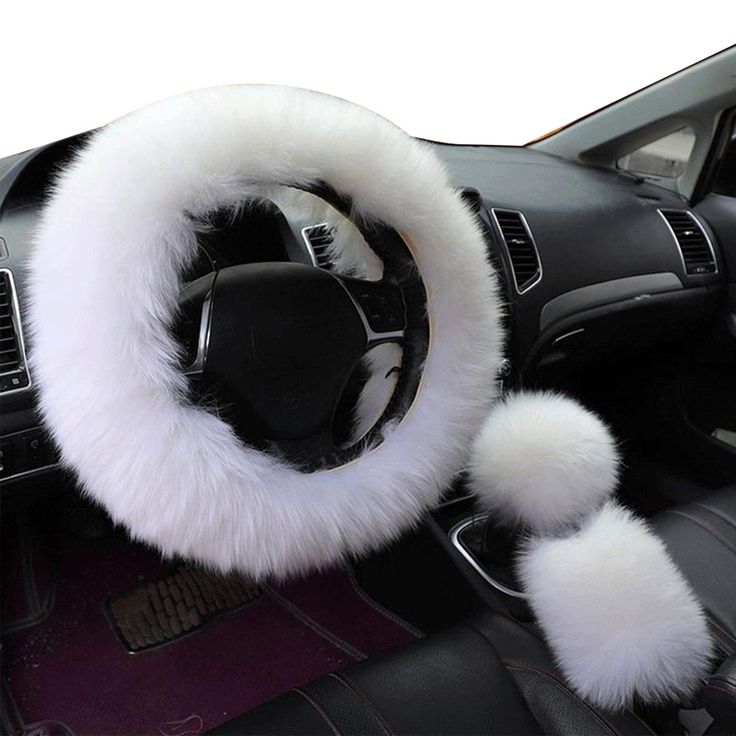 fluffy steering wheel cover