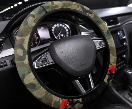 camo steering wheel cover