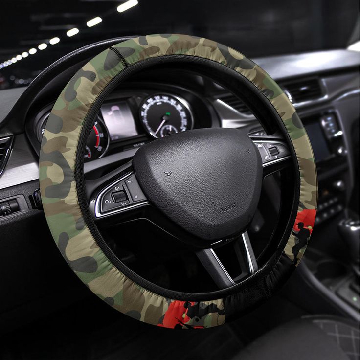 camo steering wheel cover