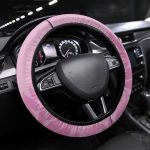 pink steering wheel cover