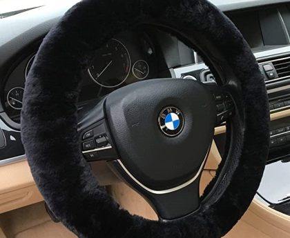 fluffy steering wheel cover