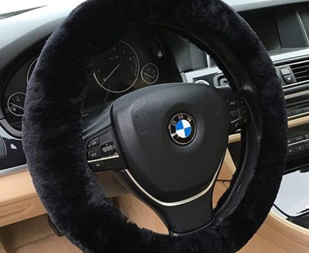 fluffy steering wheel cover
