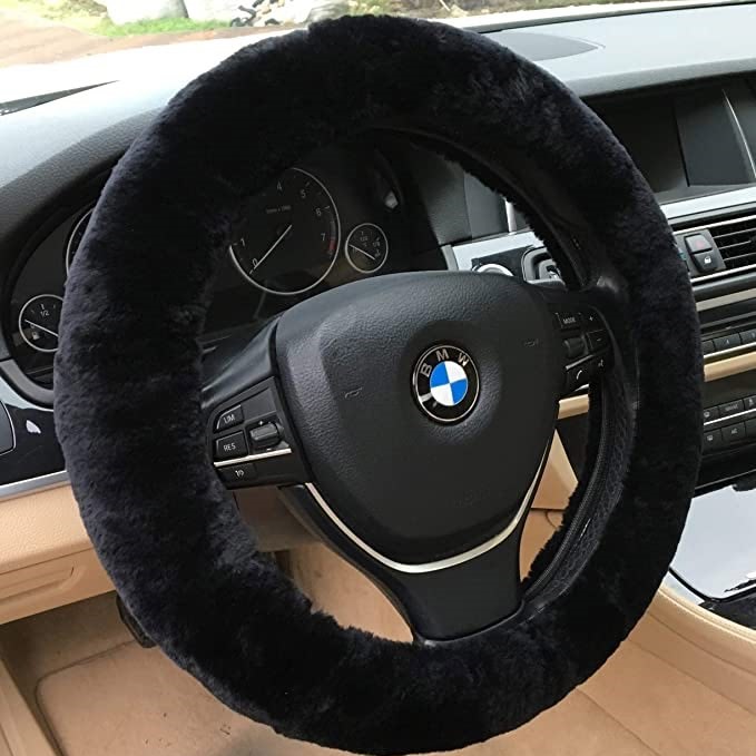 fluffy steering wheel cover