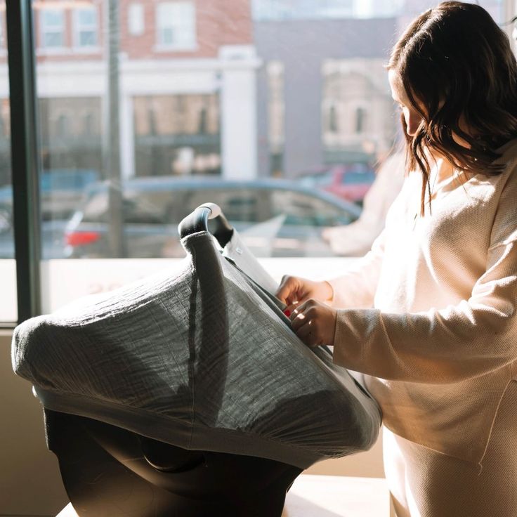 muslin car seat cover