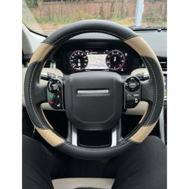 leather steering wheel cover