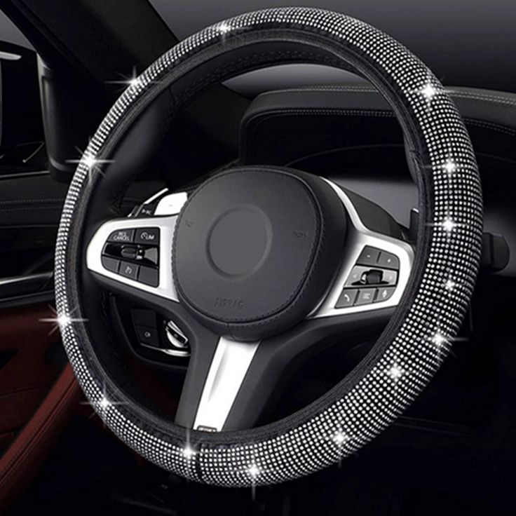 rhinestone steering wheel cover