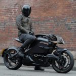 futuristic motorcycle