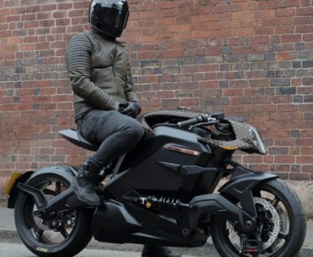 futuristic motorcycle