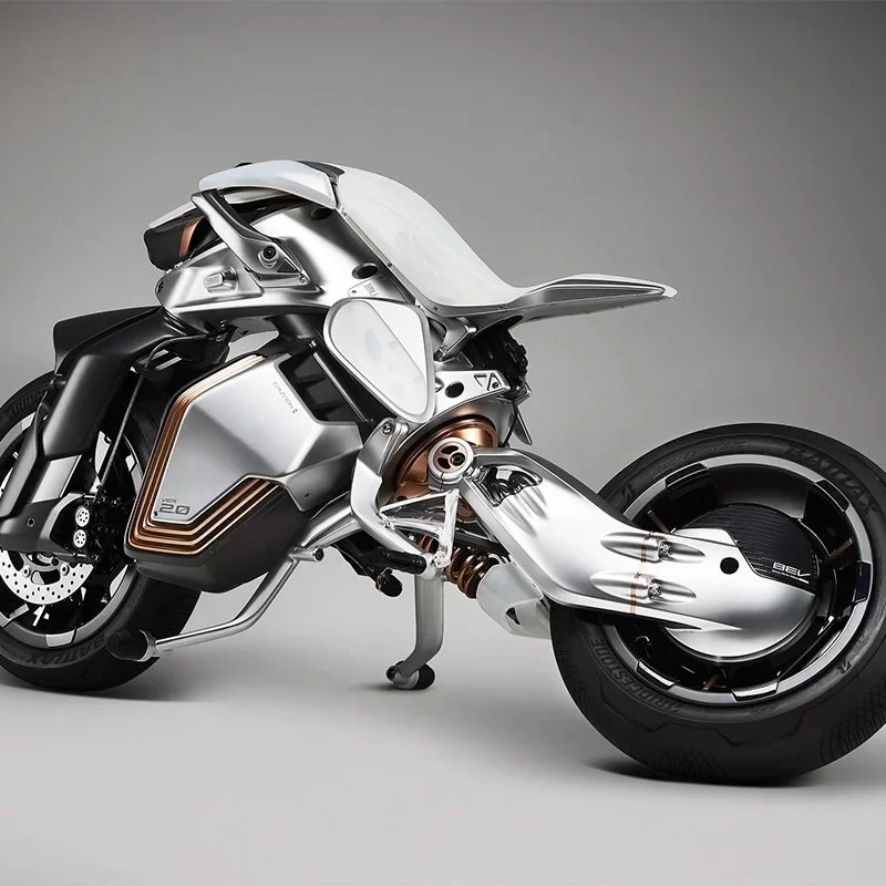 futuristic motorcycle