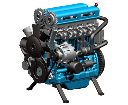 4 cylinder engine