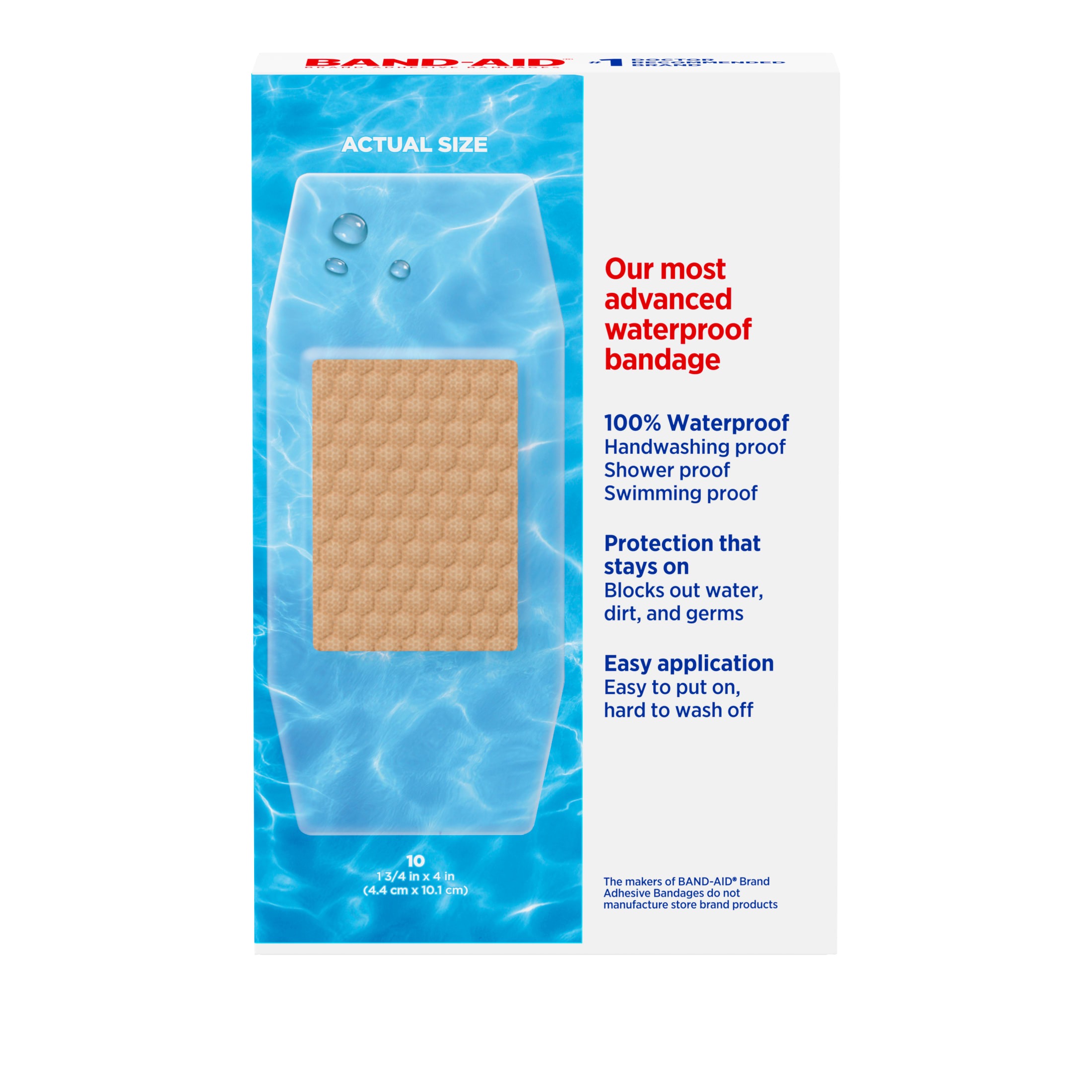 waterproof bandages for swimming